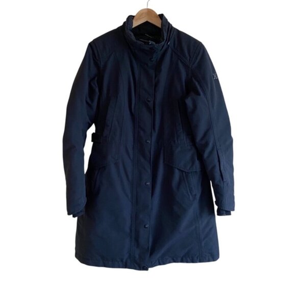 The North Face Jackets & Blazers - North Face Coat Woman Large Black Hyvent Down Filled Adjustable Pockets NO HOOD